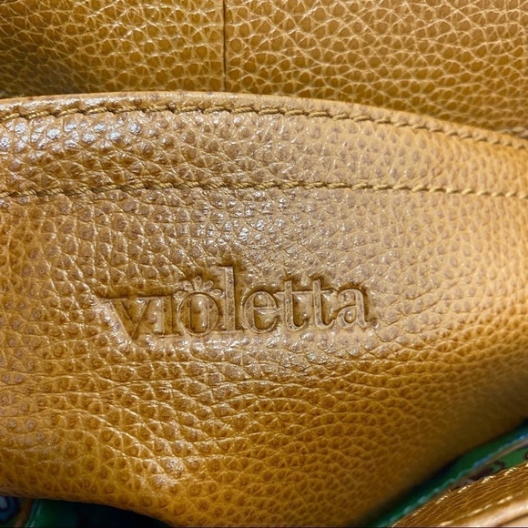 Violetta Saddle Crossbody Mustard Yellow Pebbled Leather Bag - Picture 15 of 16